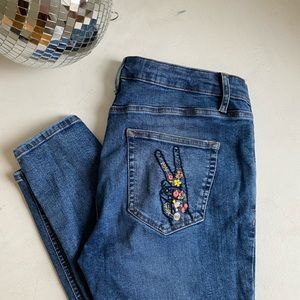 TOPSHOP MATERNITY JAIME JEANS SIZE 12